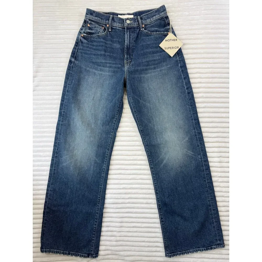Mother SUPERIOR Lasso size 29 Punk Nouveau Wide Leg Jeans NWT